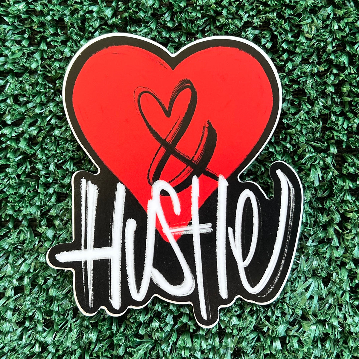 Heart & Hustle Sticker